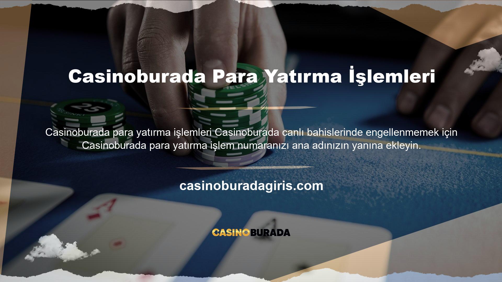 Bu, Casinoburada para yatırma işlemi arama motoru aracılığıyla bizimle doğrudan iletişime geçmenizi sağlar